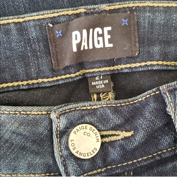 Paige Brentyn Shadow Skinny Verdugo Ankle Jeans - Picture 3 of 6